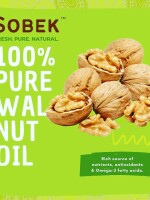 Pure walnut cold pressed unrefined oil