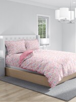 double bed sheet,100% Pure Cotton Butterfly Floral Bedsheet Set