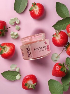 Berry bliss strawberry butter lip balm