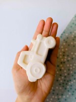 Kid's truck shaped goat milk & shea butter soap bar