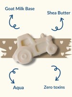 Kid's truck shaped goat milk & shea butter soap bar