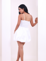 White Satin Prom Dress,Crafted from the finest materials