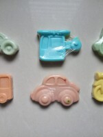 Kids Designer Handmade Bike Soaps - Set of 6