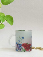 Studio Decorai - The Wildflowers - Frosted Glass Mug