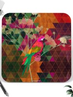 The Parrot Designer Round & Square Coaster Set of 6