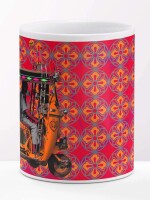 Orange Taxi Travel Coffee Mug, perfect for a couple of warm conversations