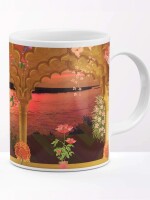 Sunset through 3 Door Way Coffee Mug