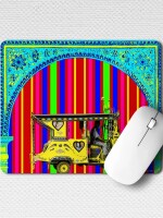 Floral Gateway Office Mouse Pad