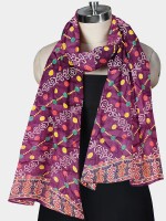 Luxurious jaipuri printed silk dupatta