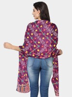 Luxurious jaipuri printed silk dupatta