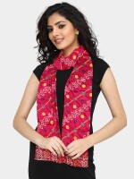 Luxurious jaipuri printed silk dupatta