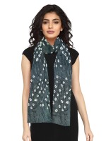 Traditional jaipuri silk printed dupatta for women