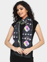 Stunning jaipuri printed silk dupatta for women