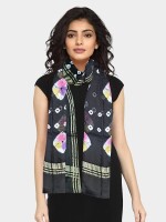 Stunning jaipuri printed silk dupatta for women