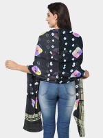 Stunning jaipuri printed silk dupatta for women