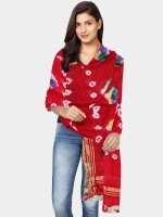 Stunning jaipuri printed silk dupatta for women