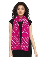 Traditional jaipuri silk printed dupatta for women