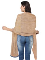 Solid plain cotton dupatta