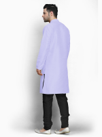 Men's long kurta in cambric cotton