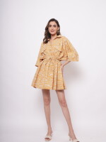 Women's Western Wear, Yellow print, oversize by Vishesh Kapoor