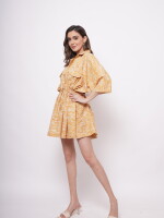Women's Western Wear, Yellow print, oversize by Vishesh Kapoor