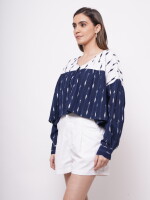 Women's Western Wear, Loose fit, top adorned with embroidery, Embroidery top by Vishesh Kapoor