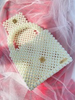 Bead bag, Beaded Bag Pearl bag, Pearl bead bag, Evening bag, Wedding bag, Gift for mom bag, Gift for mom, Christmas gift , Christmas