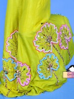 Floret (Jumpsuit) LIME GREEN BEAUTIFUL JUMPSUIT FOR KIDS , KIDS ETHENIC WITH COMFORT