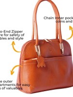 ESH187 – Resilient Tan, Shoulder Bag, Elegant, Classy, Tan color, Fashionable, Stylish, Versatile, Timeless design