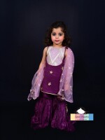 Birdie (sharara set) purple colour sharara set , ethenic or party wear for kids