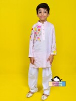 Tiny Petals (Baby Pink Kurta) ETHENIC KURTA SET FOR KIDS , TRADITIONAL OUTFIT FOR KIDS