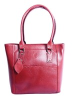 TOT91 - Energetic Burgundy,  Vibrant, Versatile, Fashionable, Functional, Ample Space, Practical Pockets, Comfortable Handles