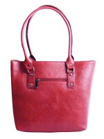 TOT91 - Energetic Burgundy,  Vibrant, Versatile, Fashionable, Functional, Ample Space, Practical Pockets, Comfortable Handles