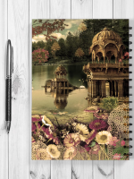 Beautiful Gadisar Lake Spiral Notebook