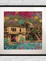 Beautiful Rajasthani Haveli Framed Wall Art Print