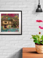 Beautiful Rajasthani Haveli Framed Wall Art Print