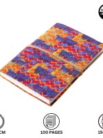 Carriage Design Colourful Handmade Paper Diary