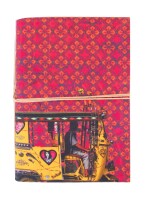 Yellow Fatfatiya Recycled Paper Diary, soft and pleasant to hold.