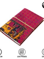 Yellow Fatfatiya Recycled Paper Diary, soft and pleasant to hold.