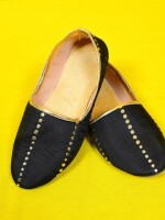 Midnight Marvel ,  black color elegant & traditional footwear for kids