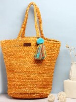 Stylish, Fashionable and Classic Design ,SAFFRON | NESH | HEMP TOTE BAG