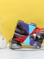 GRAZY GRAPHITE | NESH | ACRYLIC CLUTCH BAG