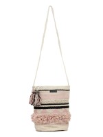 FLAMINGO BALLET | NESH | PINK COTTON JHOLA CROSSBODY SLING BAG