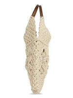 BASIL GREEN & BONE STONE | NESH | CROCHET WRISTLET HANDBAG, Trendy & Fancy Handbags, BONE STONE