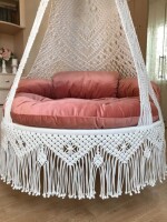 Macrame Boho Dimond Bich Swing Hammock Chair for Adults & Kids TOPW13