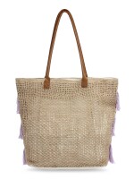 NESH | LAVENDER HESSIAN JUTE TOTE BAG, Latest Collection of Tote BAGS