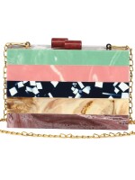 TINTY MINT | NESH | LUXURY ACRYLIC CLUTCH