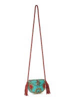 AQUAMARINE | NESH | METAL MOSAIC SLING BAG