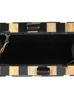 SMOKY WALNUT | NESH | ACRYLIC CLUTCH BAG