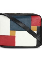 DIFFUSE MULTICOLOR UNISEX CROSSBODY LEATHER SLING BAG